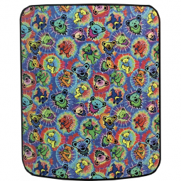 Grateful Dead Dancing Bear Splash Fleece Blanket